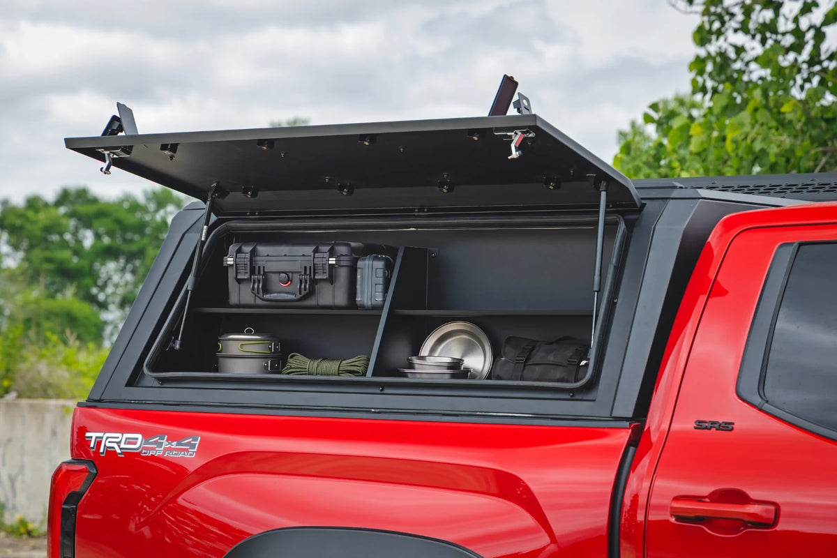Bed Cap Side Shelf Storage Bin | Passengers Side | Toyota Tundra 2WD/4WD (2022-2026) - Bed Covers (Image 4 of 6)