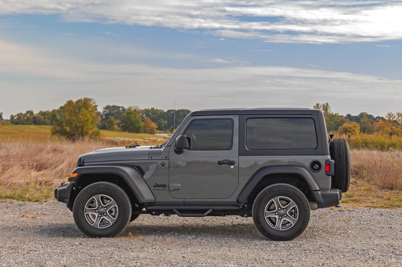 RC Nerf Steps | Full Length | 2 Door | Jeep Wrangler JL 4WD (2018-2026) (manufacturer page)