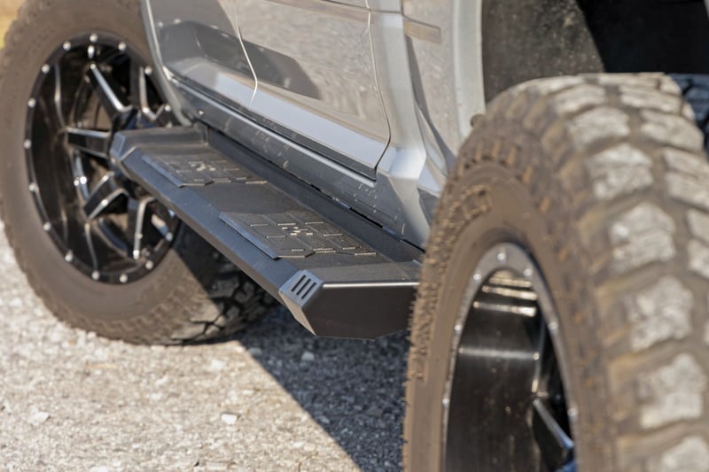 RC HD2 Running Boards | Quad Cab | Ram 1500/2500/3500 2WD/4WD (2010-2025 & Classic) (manufacturer page)