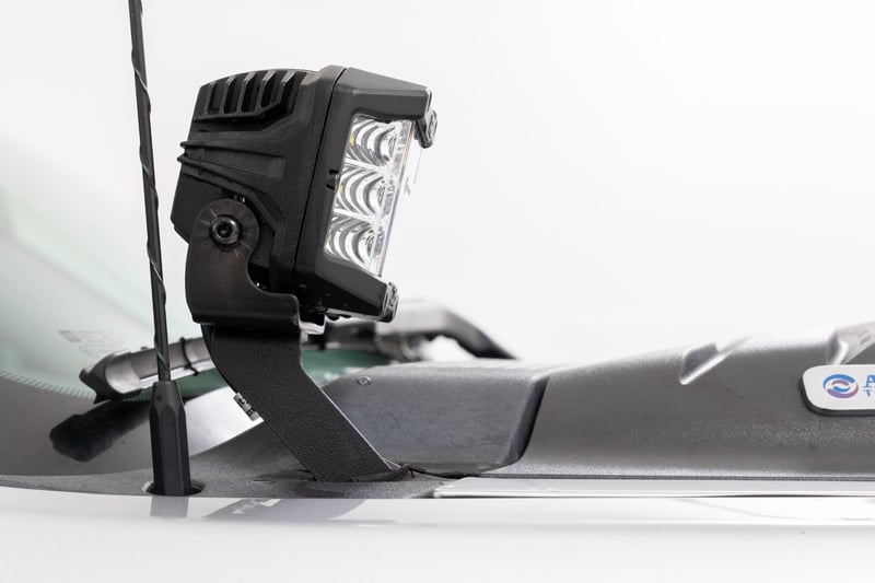 RC LED Light Kit | Ditch Mount | 2" Black Pair | Spot | Chevy 1500 & Chevy/GMC 2500HD/3500HD (07-14) (manufacturer page)