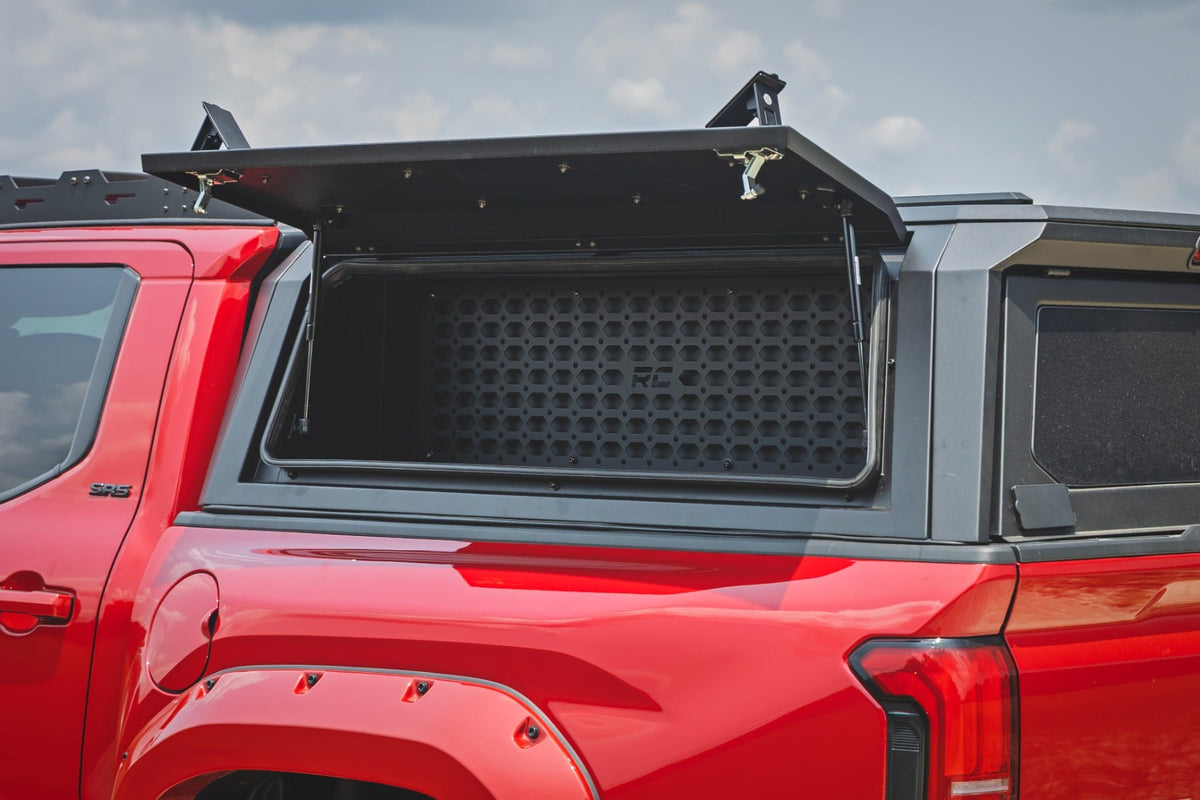 Bed Cap Molle Panel Side Storage Bin | Drivers Side | Toyota Tacoma (24-26) - Bed Covers (Image 4 of 6)