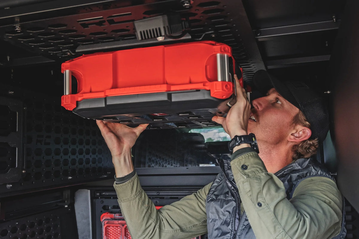 Molle Packout Bracket | 3 Row 4 Column Mount | Universal - Cargo Management (Image 3 of 3)