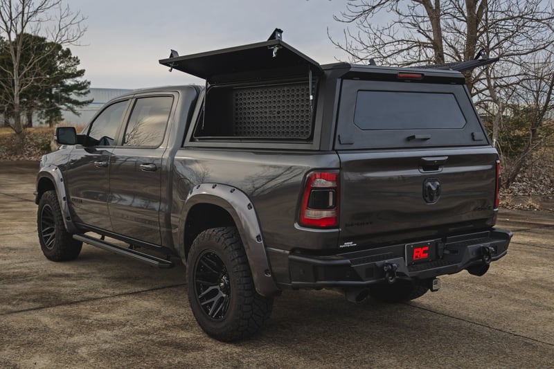 RC Bed Cap Molle Panel Side Storage Bin | Drivers Side | Multiple Makes & Models (Chevy/Ford/GMC/Ram) (manufacturer page)