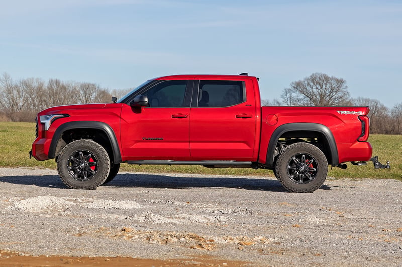RC Caliper Covers | Front and Rear | Red | Toyota Tundra 2WD/4WD (2022-2026) (manufacturer page)