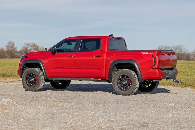 RC Caliper Covers | Front and Rear | Red | Toyota Tundra 2WD/4WD (2022-2026) (manufacturer page)