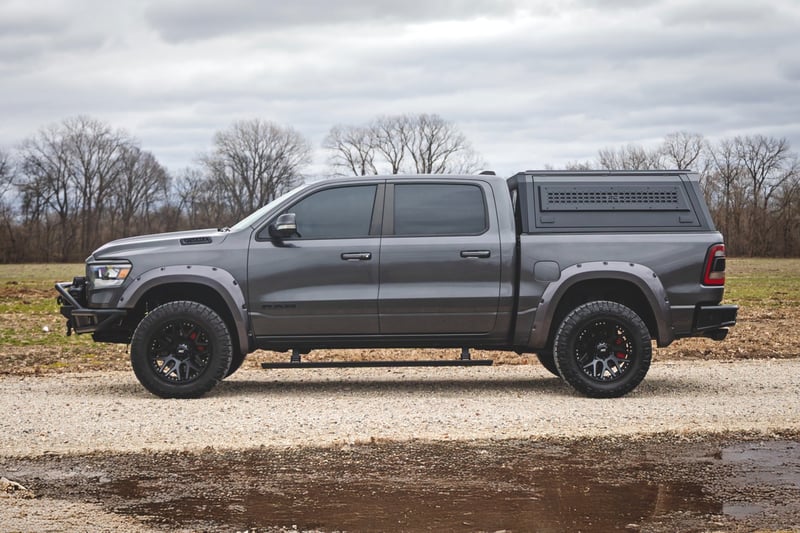 RC Power Running Boards | HT-Series | Quad Cab | Ram 1500 (19-26)/1500 TRX (21-24) (manufacturer page)