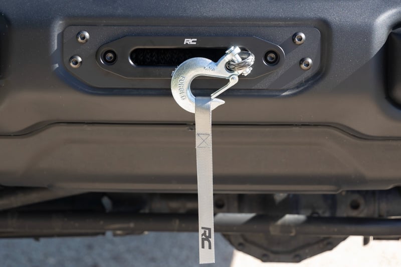 RC Winch Mounting Plate | Modular Steel OE Bumper | Jeep Gladiator JT/Wrangler JL (18-26) (manufacturer page)