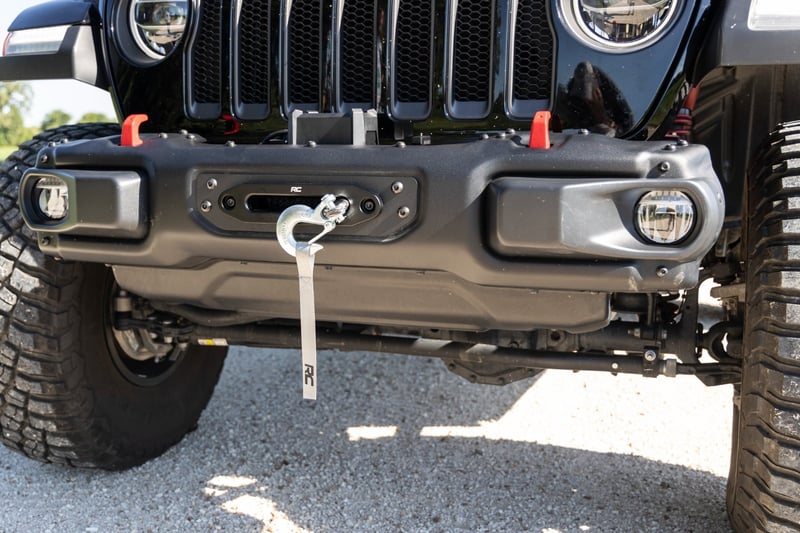 RC Winch Mounting Plate | Modular Steel OE Bumper | Jeep Gladiator JT/Wrangler JL (18-26) (manufacturer page)