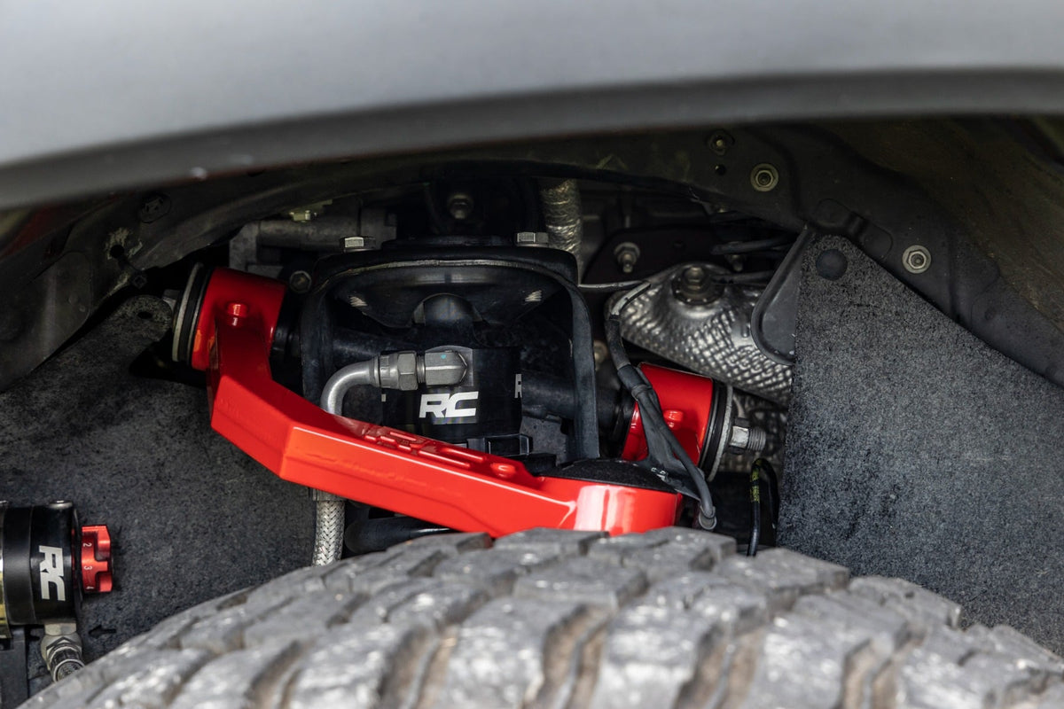 Red Forged Upper Control Arms | 3.5" Of Lift | Toyota 4Runner (10-24)/Tacoma (05-23) - Susp Accessories (Image 3 of 5)