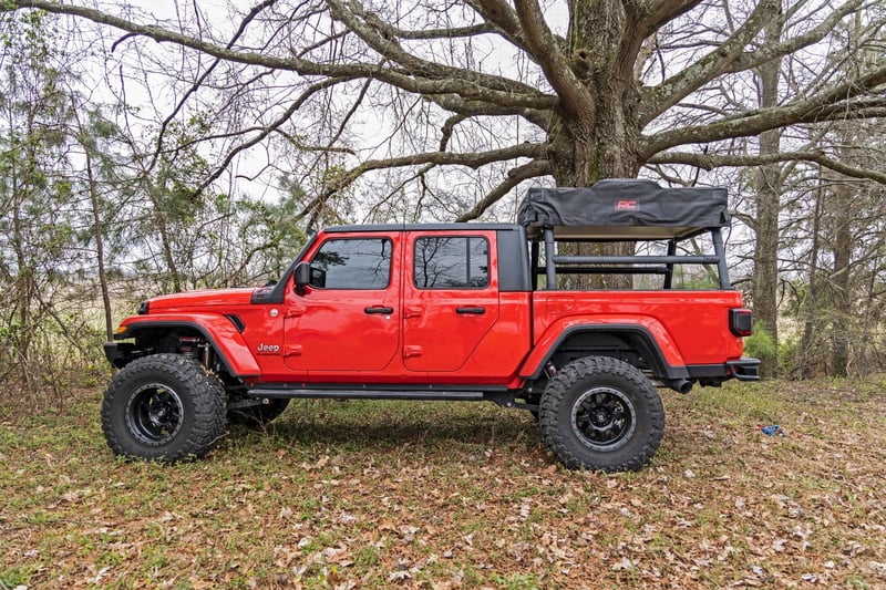 RC Bed Rack | Half Rack | Aluminum | Jeep Gladiator JT 4WD (2020-2026) (manufacturer page)