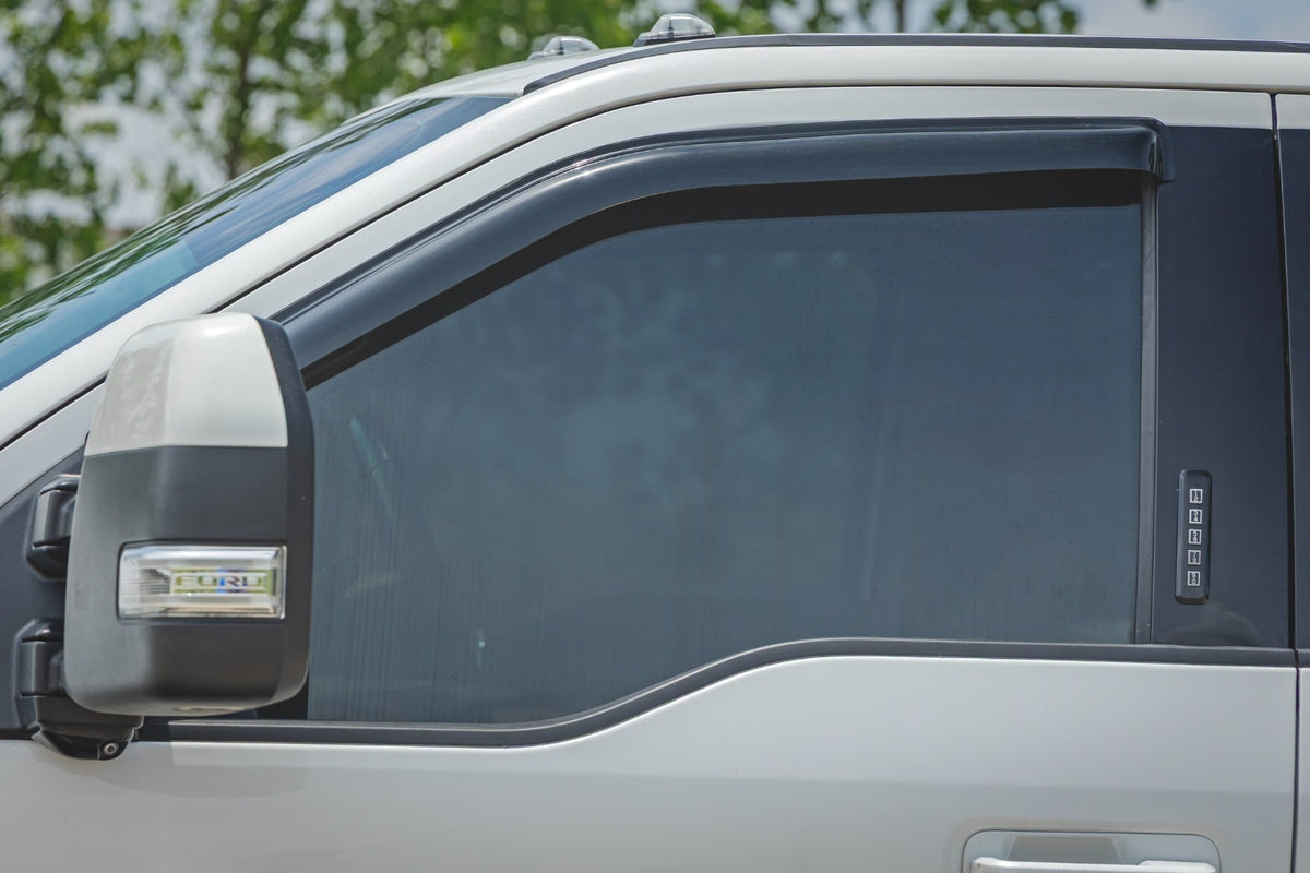 Side Window Deflectors | Tape On Rain Guard | Ford F-150/Lightning/F-250/F-350/Raptor (15-26) - Misc 25% (Image 4 of 6)