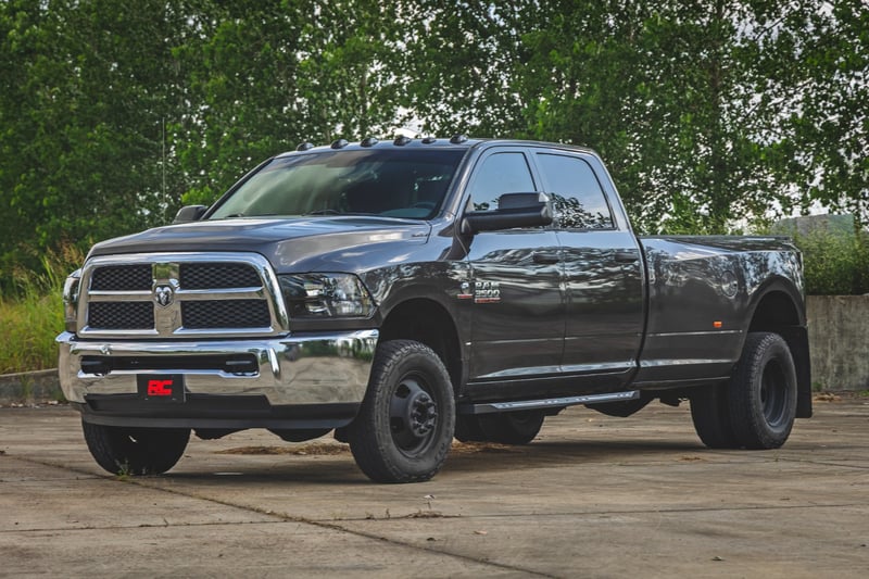 RC AC2 Running Boards | Amber/White | Crew Cab | Ram 1500/2500/3500 2WD/4WD (2010-2025 & Classic) (manufacturer page)