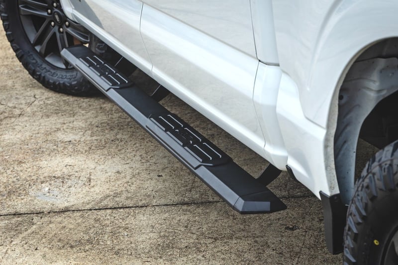 RC TR2 Running Boards | Ford F-150/Lightning/F-250/F-350/Raptor (2015-2026) (manufacturer page)
