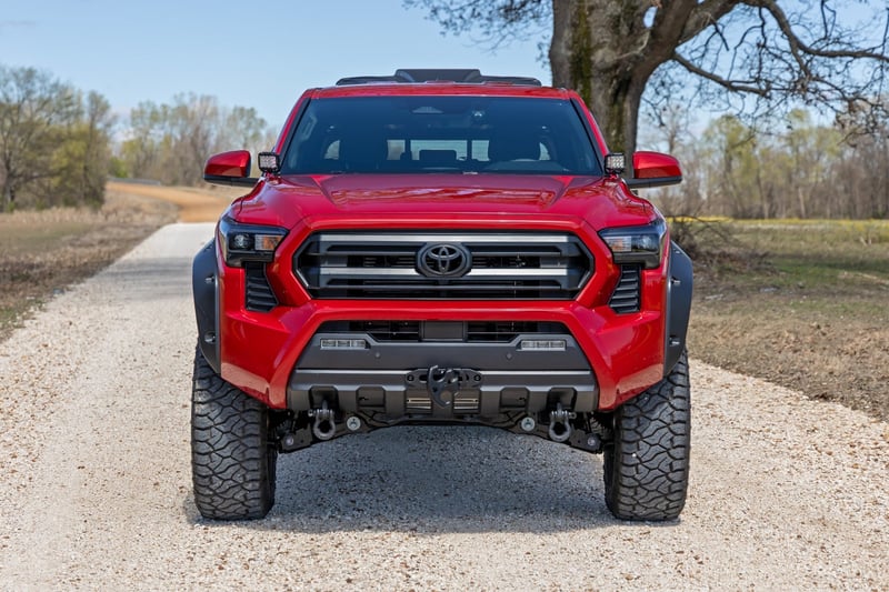 RC LED Light Kit | Ditch Mount | 2" Black Pair | Flood | Toyota Tacoma (24-26) (manufacturer page)