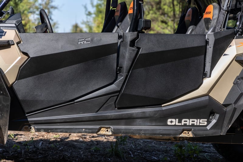RC Aluminum Lower Half Doors | Rear | Polaris RZR XP 4 1000/RZR XP 4 Turbo S (manufacturer page)