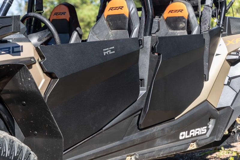 RC Aluminum Lower Half Doors | Rear | Polaris RZR XP 4 1000/RZR XP 4 Turbo S (manufacturer page)