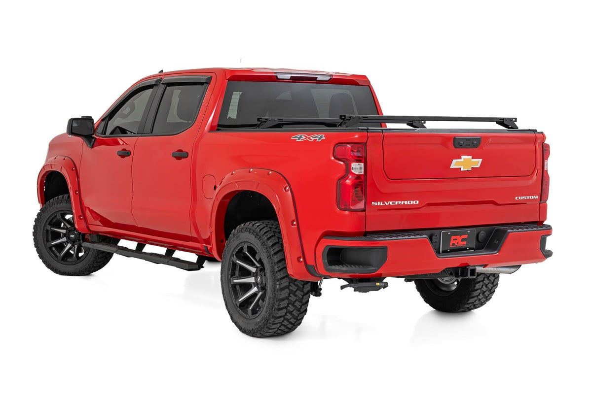 Rough Country 25001 TR2 Running Boards | Chevy/GMC 1500/2500HD/3500HD (19-26) - Studio View 3