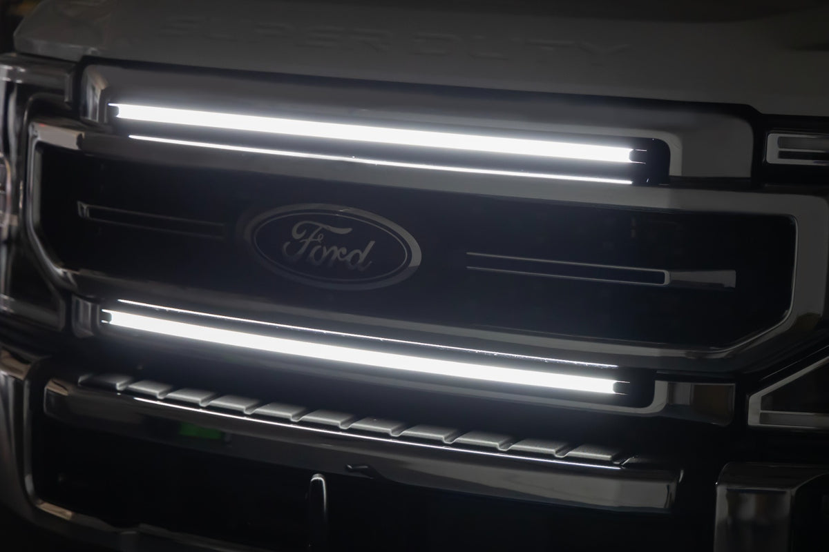 Rough Country 70990A LED Light Kit | Grille Mount | 30 Inch DRL | Ford F-250/F-350 Super Duty (17-22) - Image 4