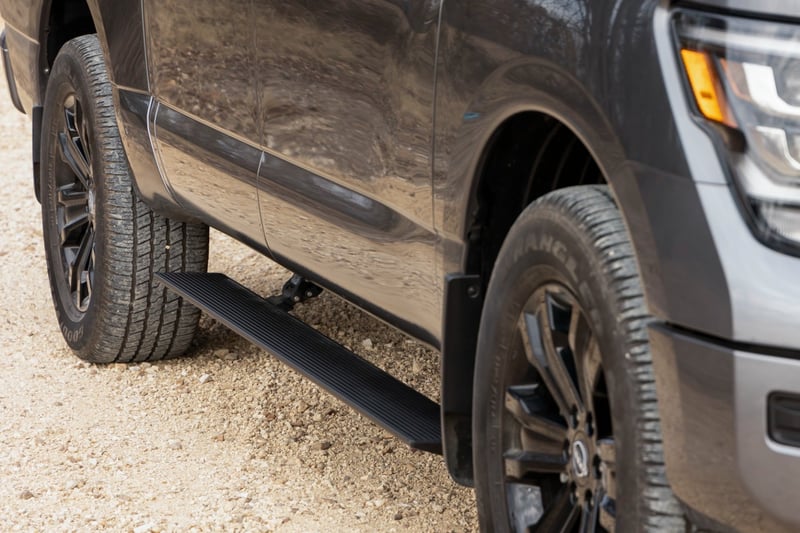 RC Power Running Boards | Dual Electric Motor | Nissan Titan 2WD/4WD (2017-2024) (manufacturer page)