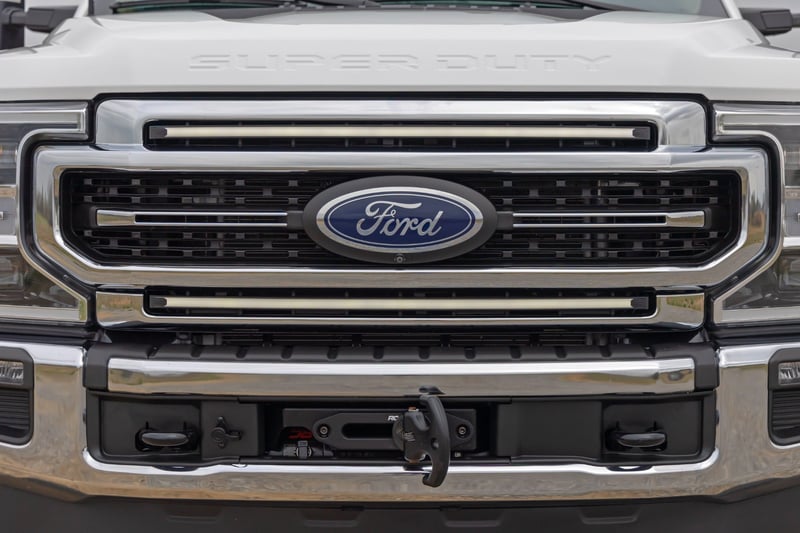 RC LED Light Kit | Grille Mount | 30 Inch DRL | Ford F-250/F-350 Super Duty (17-22) (manufacturer page)