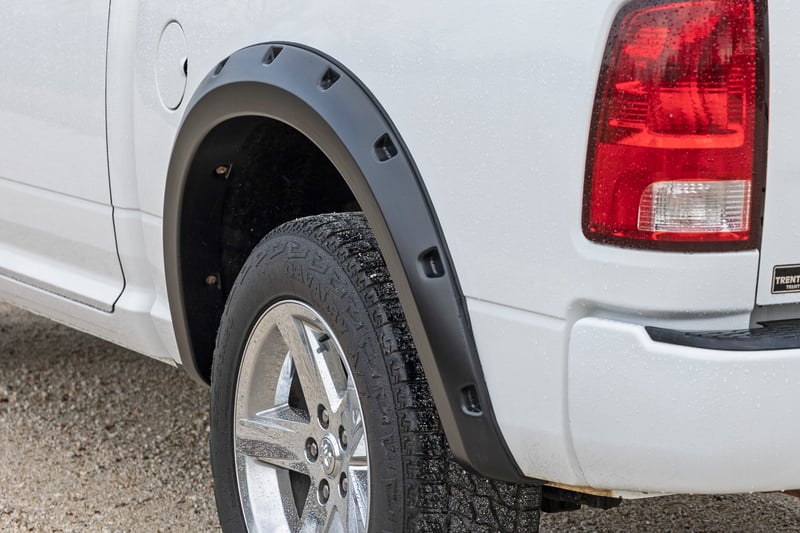 RC Pocket Fender Flares | PSC Billet Silver | Ram 1500 2WD/4WD (2009-2018 & Classic) (manufacturer page)