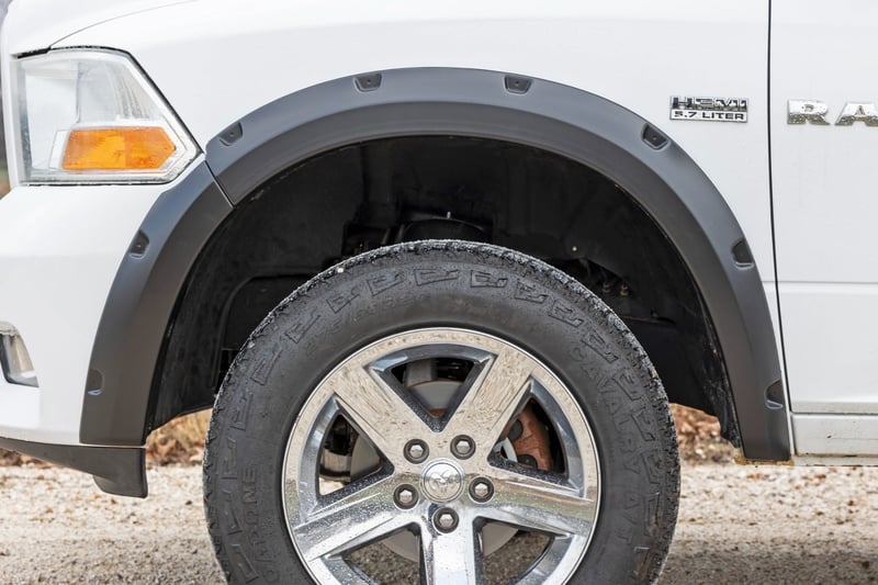 RC Pocket Fender Flares | PS2 Bright Silver Metallic | Ram 1500 2WD/4WD (2009-2018 & Classic) (manufacturer page)