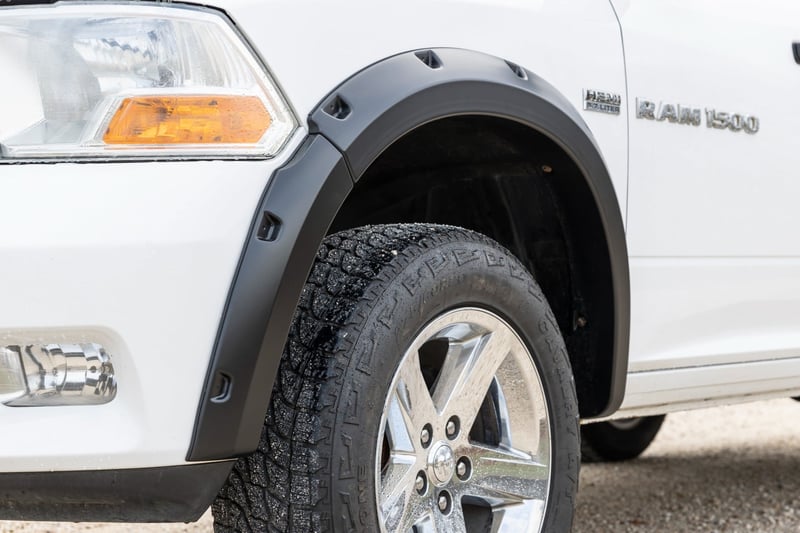 RC Pocket Fender Flares | PS2 Bright Silver Metallic | Ram 1500 2WD/4WD (2009-2018 & Classic) (manufacturer page)