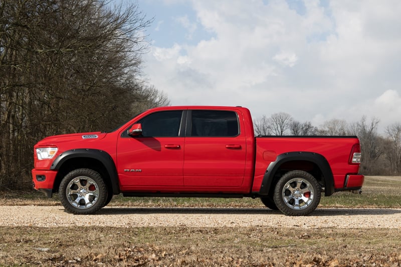 RC Pocket Fender Flares | PXR Brilliant Black | Ram 1500 2WD/4WD (2019-2024) (manufacturer page)
