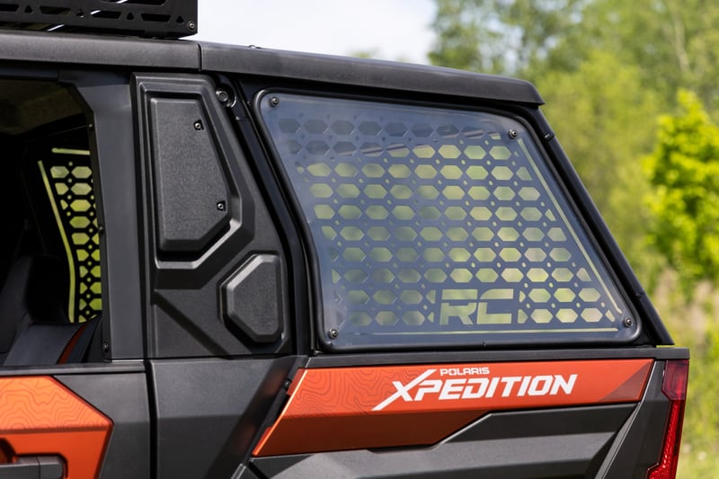 RC Bed Side Rear Windows | Scratch Resistant | Polaris XPEDITION ADV 5 (manufacturer page)