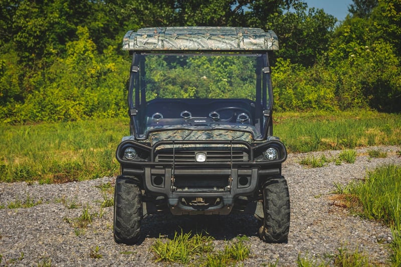 RC Vented Full Windshield | Scratch Resistant | John Deere Gator XUV 625/Gator XUV 850 (manufacturer page)