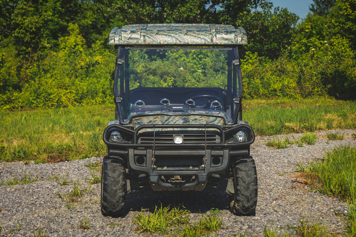 Rough Country 98222270 Vented Full Windshield | Scratch Resistant | John Deere Gator XUV 625/Gator XUV 850 - Studio View 6
