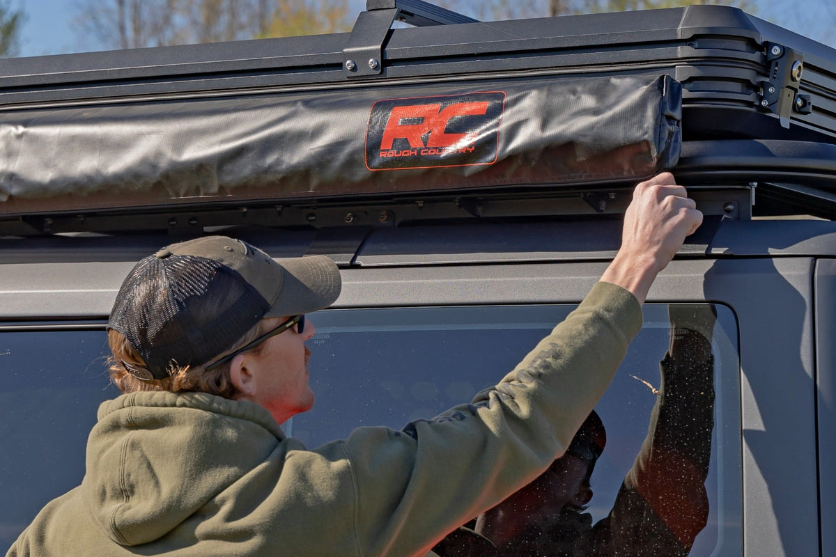 Retractable Roof Rack Awning | 6'6" x 9'8" (Fits Trucks & SUVs) - Misc 25% (Image 4 of 6)