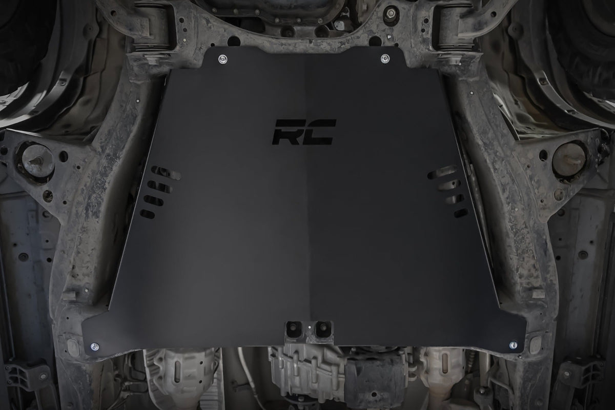 Rough Country 75007 Catalytic Converter Shield | Toyota Tundra 2WD/4WD (2022-2026) - Studio View 1
