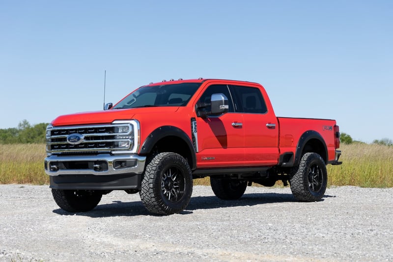 RC Pocket Fender Flares | E9 Argon Blue | Ford F-250/F-350 Super Duty (23-26) (manufacturer page)