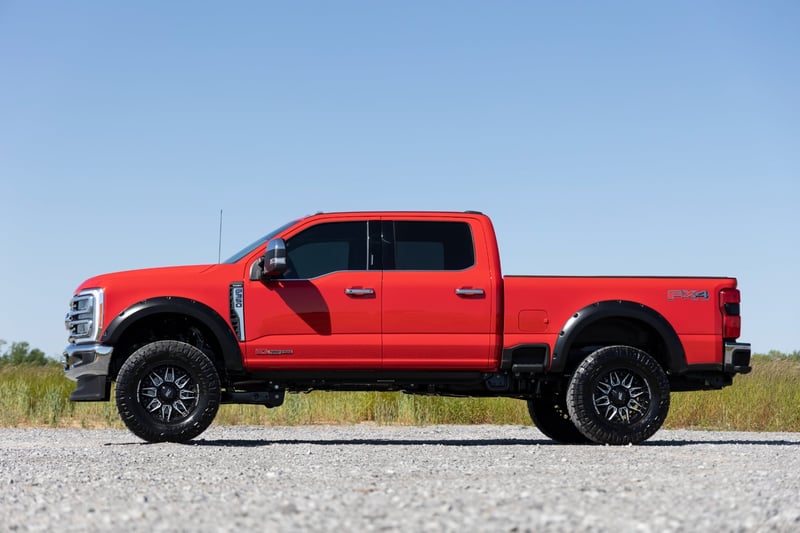 RC Pocket Fender Flares | E9 Argon Blue | Ford F-250/F-350 Super Duty (23-26) (manufacturer page)