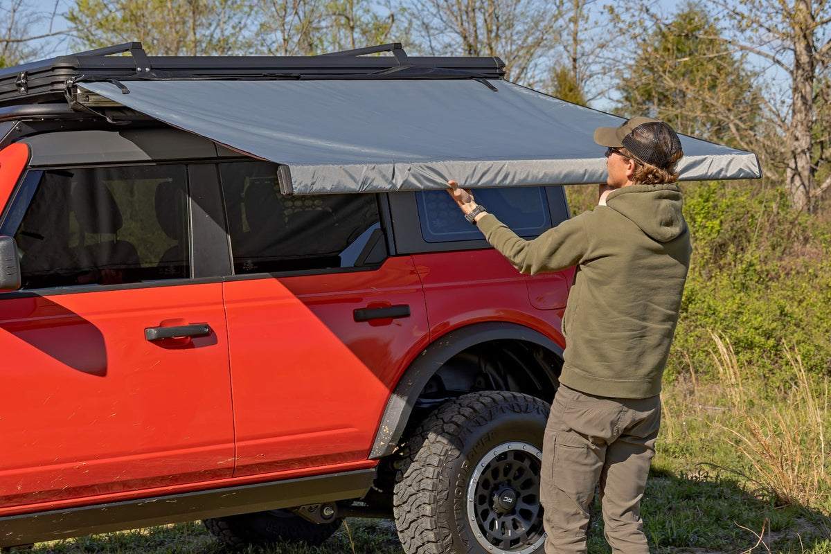 Retractable Roof Rack Awning | 6'6" x 9'8" (Fits Trucks & SUVs) - Misc 25% (Image 6 of 6)