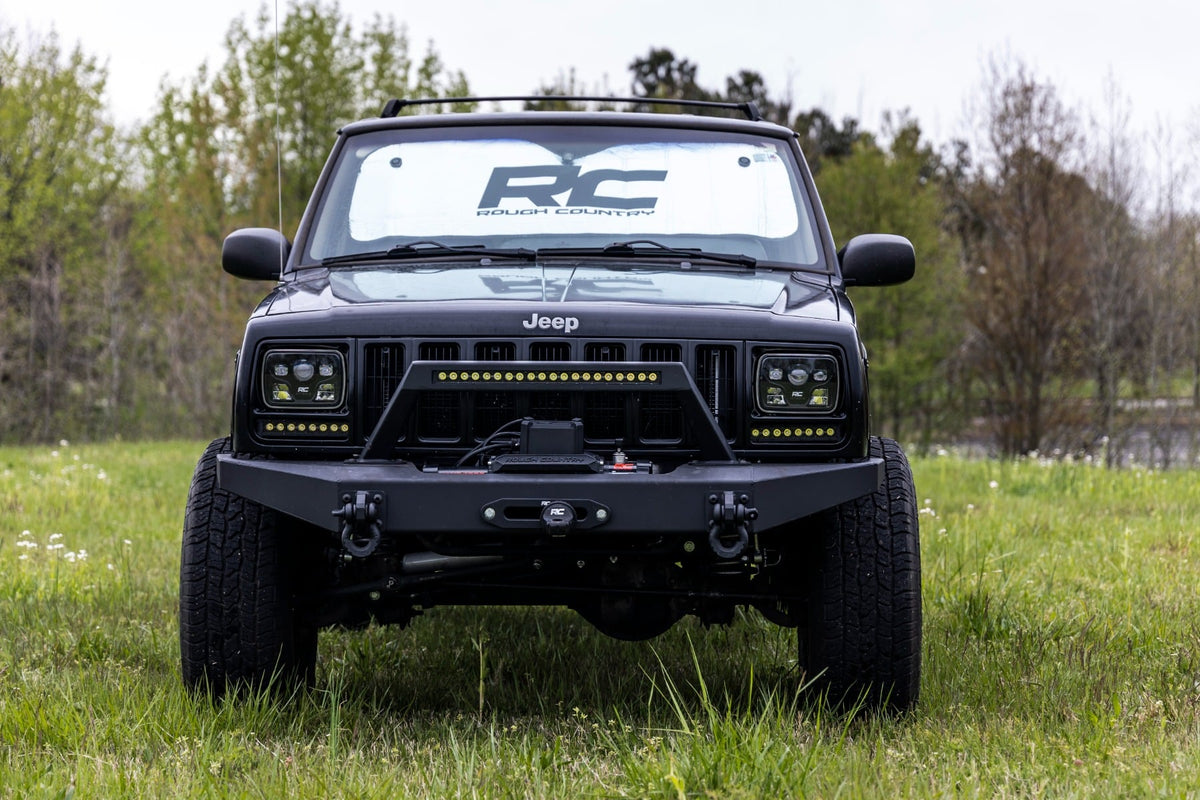 8 Inch Black Series LED Light Bar | Single Row | Cool White DRL | Pair - Lighting & Acc (Image 5 of 6)