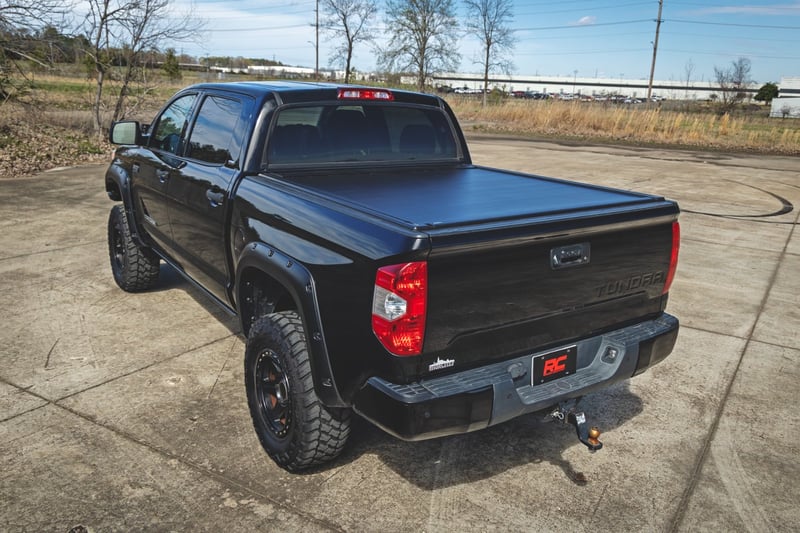 RC Powered Retractable Bed Cover | 5'7" Bed | Toyota Tundra (07-21) (manufacturer page)