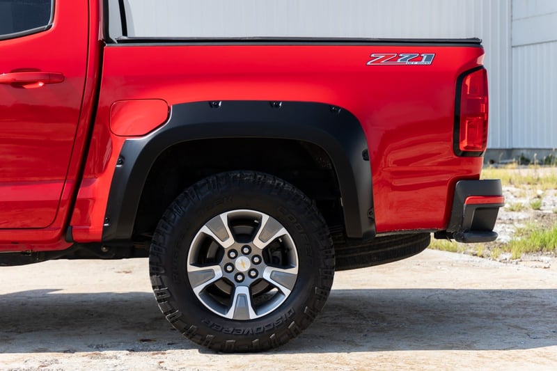 RC Pocket Fender Flares | GAN Silver Ice | Chevy Colorado 2WD/4WD (2015-2022) (manufacturer page)