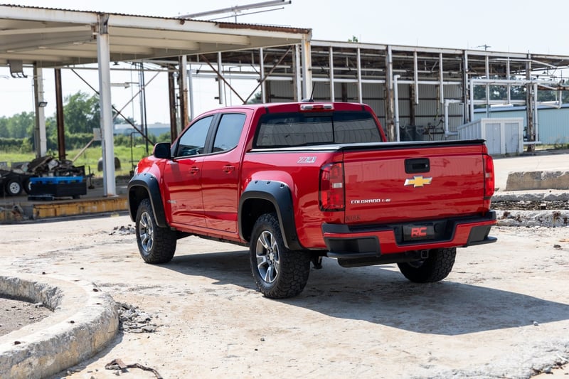 RC Pocket Fender Flares | GAZ Summit White | Chevy Colorado 2WD/4WD (2015-2022) (manufacturer page)
