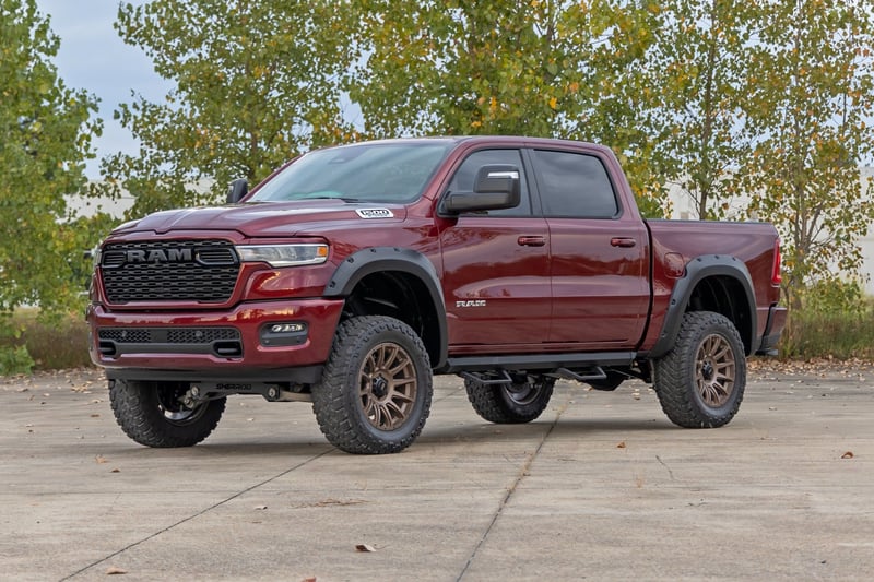 RC Pocket Fender Flares | PCG Forged Blue | Ram 1500 2WD/4WD (2025-2026) (manufacturer page)