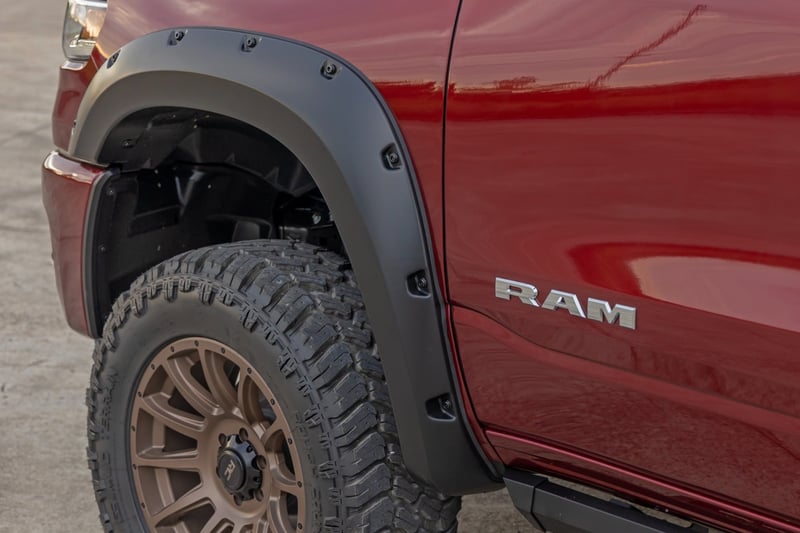 RC Pocket Fender Flares | PCG Forged Blue | Ram 1500 2WD/4WD (2025-2026) (manufacturer page)