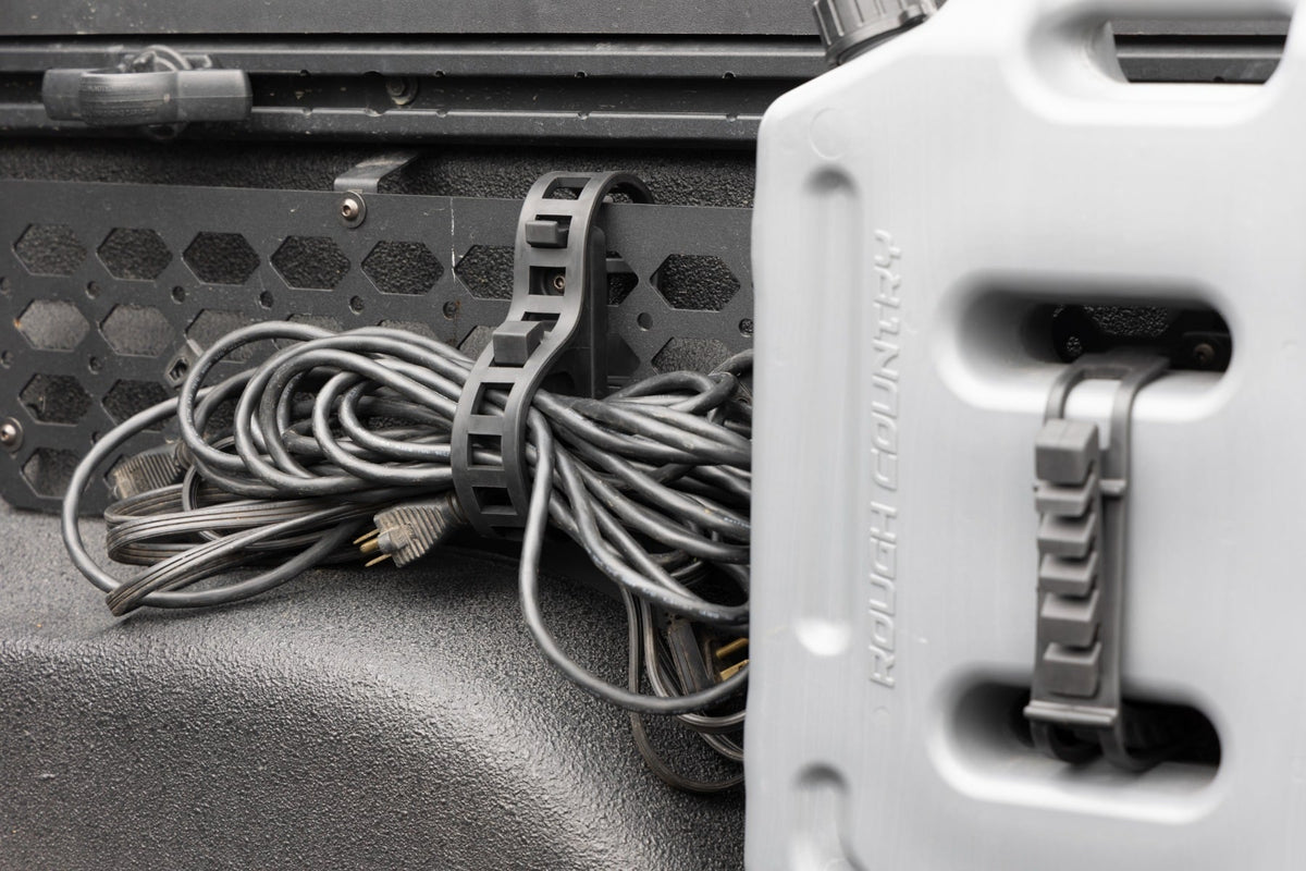 Rubber Molle Panel Clamp Kit | Universal | 1/2" - 4 1/2" | 2-Clamps - Cargo Management (Image 6 of 6)