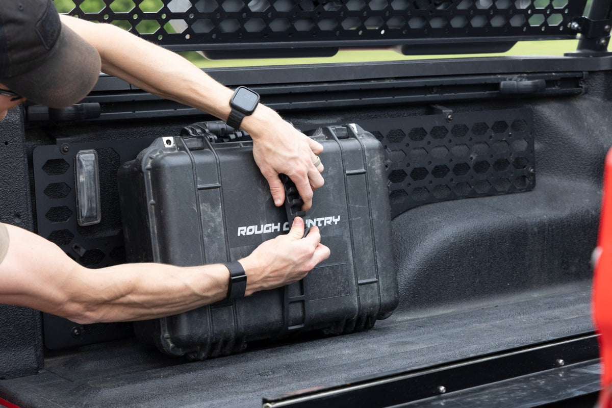 Rubber Molle Panel Clamp Kit | Universal | 1/2" - 4 1/2" | 2-Clamps - Cargo Management (Image 5 of 6)
