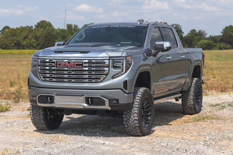 RC Hood Scoop | GCN Fire Red | GMC Sierra 1500 2WD/4WD (2019-2026) (manufacturer page)