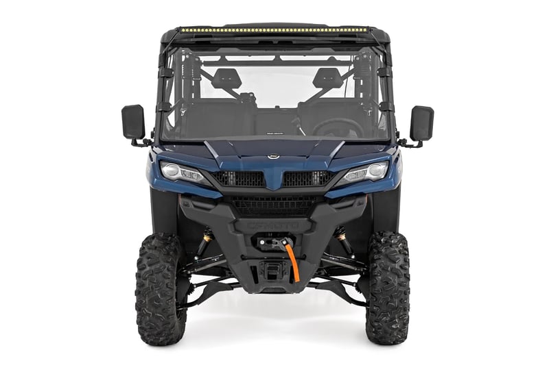 RC LED Light Kit | Front Mount | 50" Black Single Row | CFMOTO UFORCE 1000 (manufacturer page)