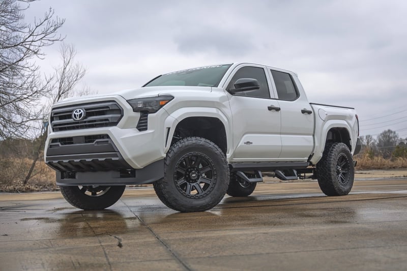 RC SRX2 Adjustable Aluminum Steps | Double Cab | Toyota Tacoma 2WD/4WD (24-26) (manufacturer page)