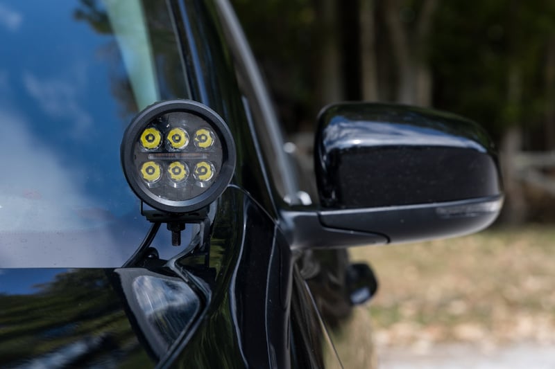 RC LED Light Kit | Ditch Mount | 2" Spectrum Pair | Spot | Jeep Cherokee KL (14-21) (manufacturer page)