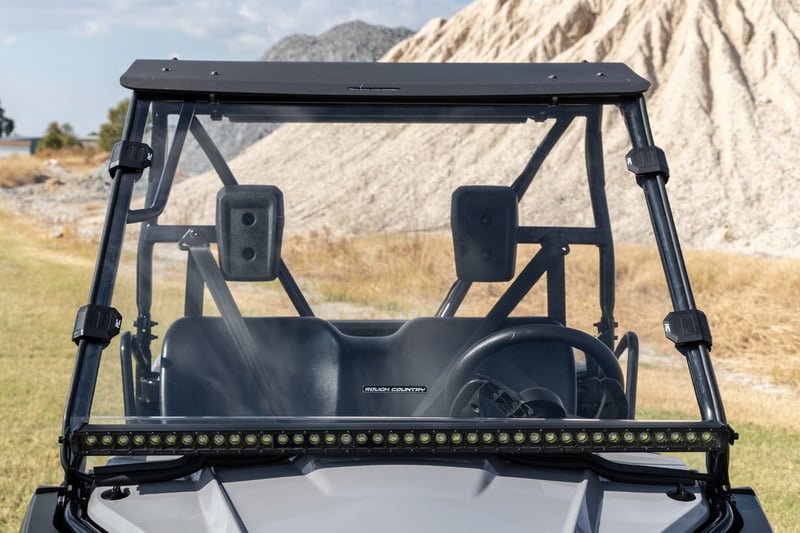 Full Windshield | Scratch Resistant | Honda Pioneer 520 (manufacturer page)