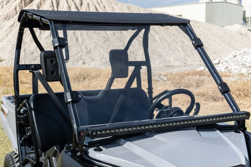 Full Windshield | Scratch Resistant | Honda Pioneer 520 (manufacturer page)